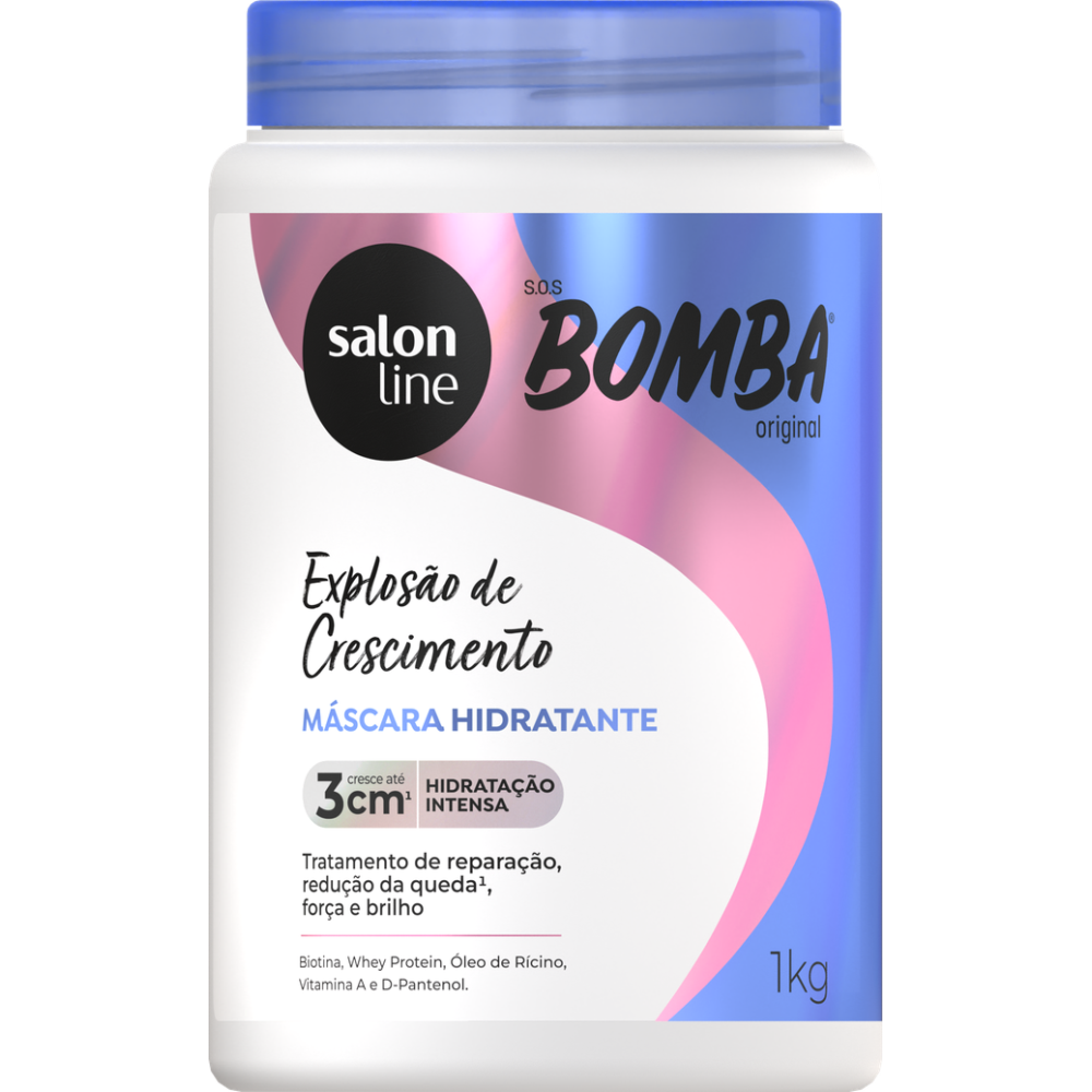 Máscara Hidratante Salon Line S.O.S Bomba Crescimento 1Kg