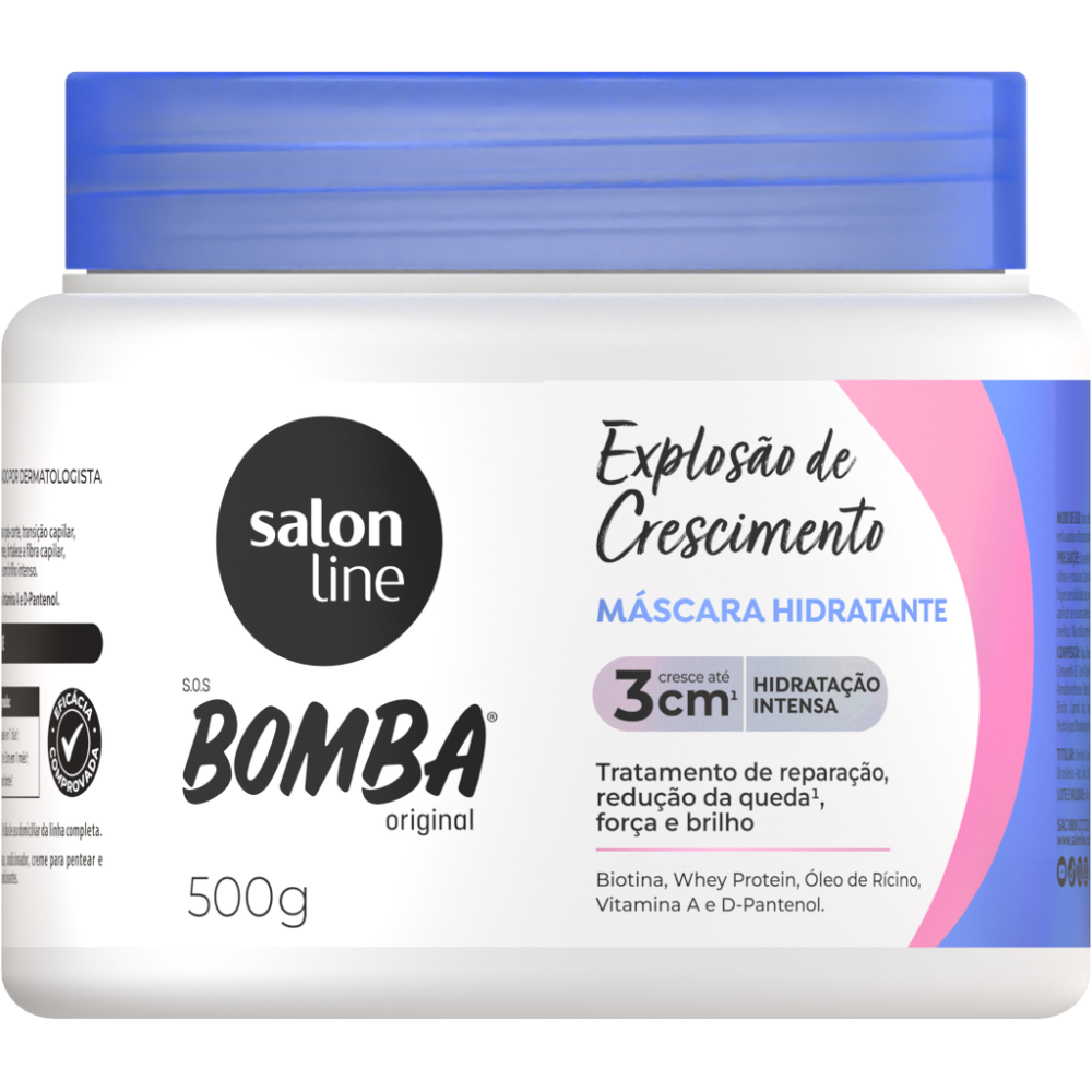 Máscara Hidratante Salon Line S.O.S Bomba Crescimento 500G
