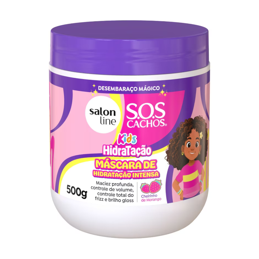 Máscara De Hidratação Intensa Salon Line S.O.S Cachos Kids 500G