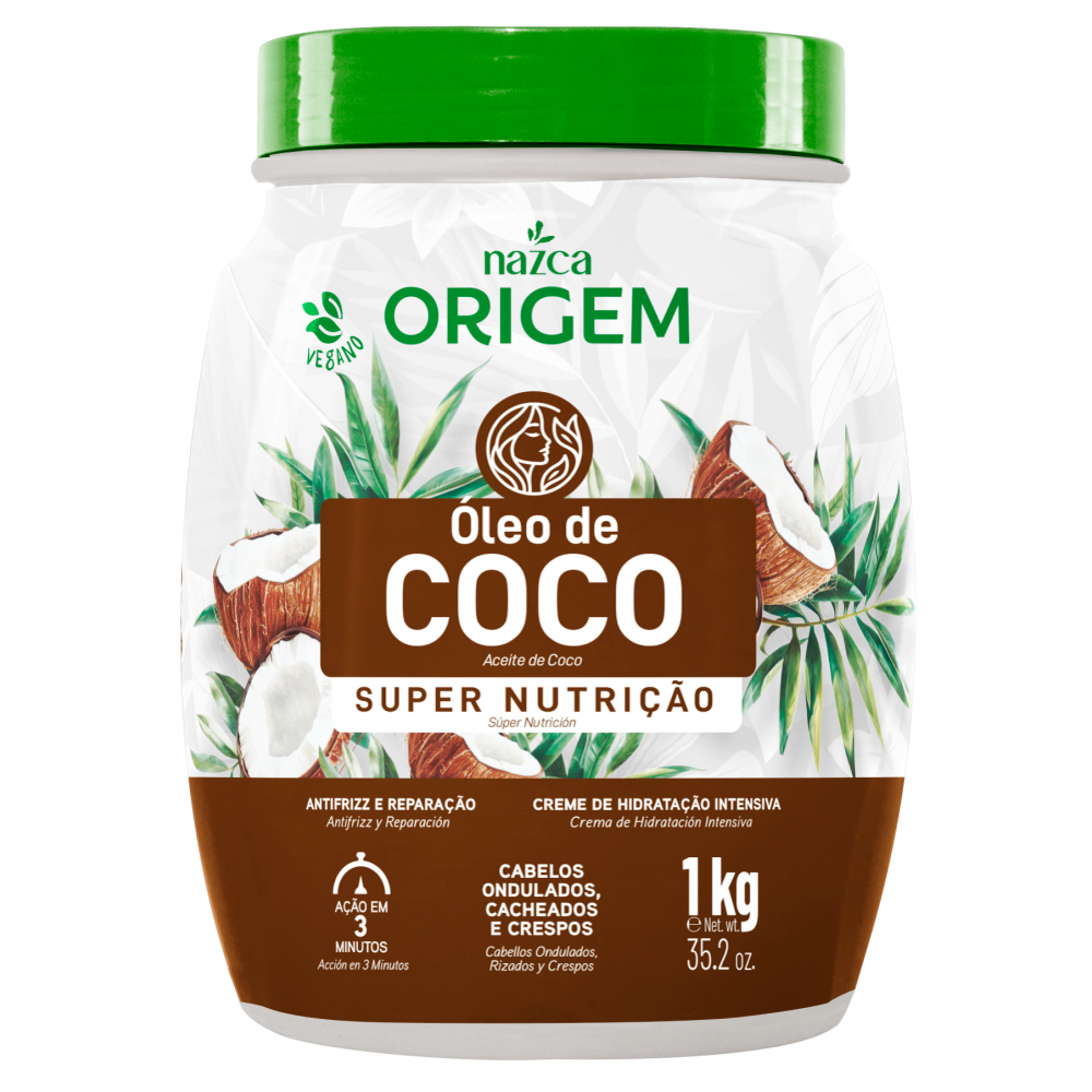 Creme De Hidratação Origem Óleo De Coco 1Kg