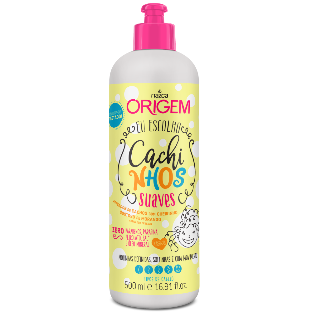 Ativador de Cachos Nazca Origem Cachinhos Suaves 500ml