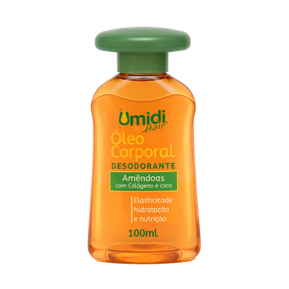 Óleo Corporal Umidi Hair Amêndoas Com Colágeno E Coco 100ml