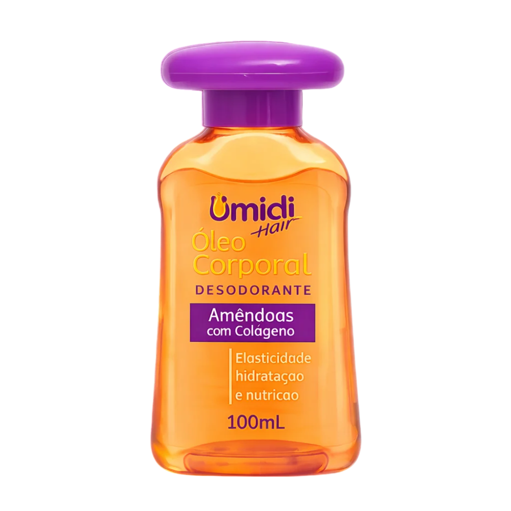 Óleo Corporal Umidi Hair Amêndoas Com Colágeno 100ml