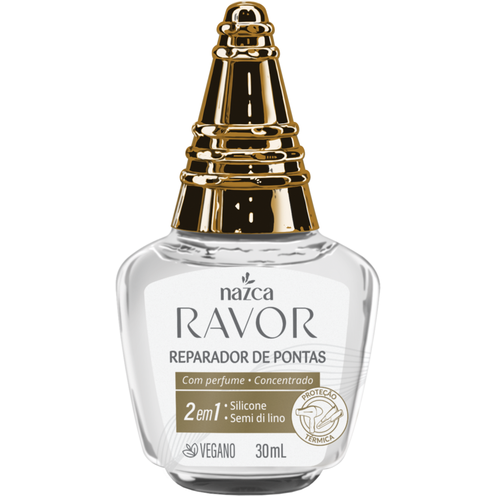 Reparador De Pontas Nazca Ravor 2 Em 1 Com Perfume 30ml