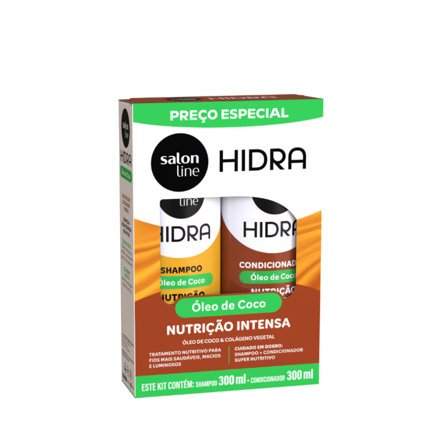 Kit Shampoo + Condicionador Salon Line Hidra Óleo De Coco 300ml