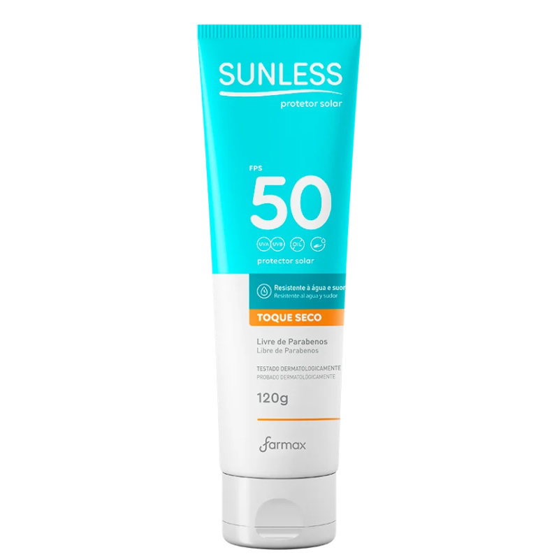 Protetor Solar Farmax Sunless FPS50 120g