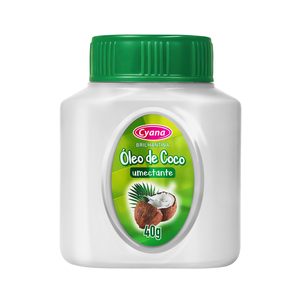 Brilhantina Liver Cyana Óleo de Coco 40g
