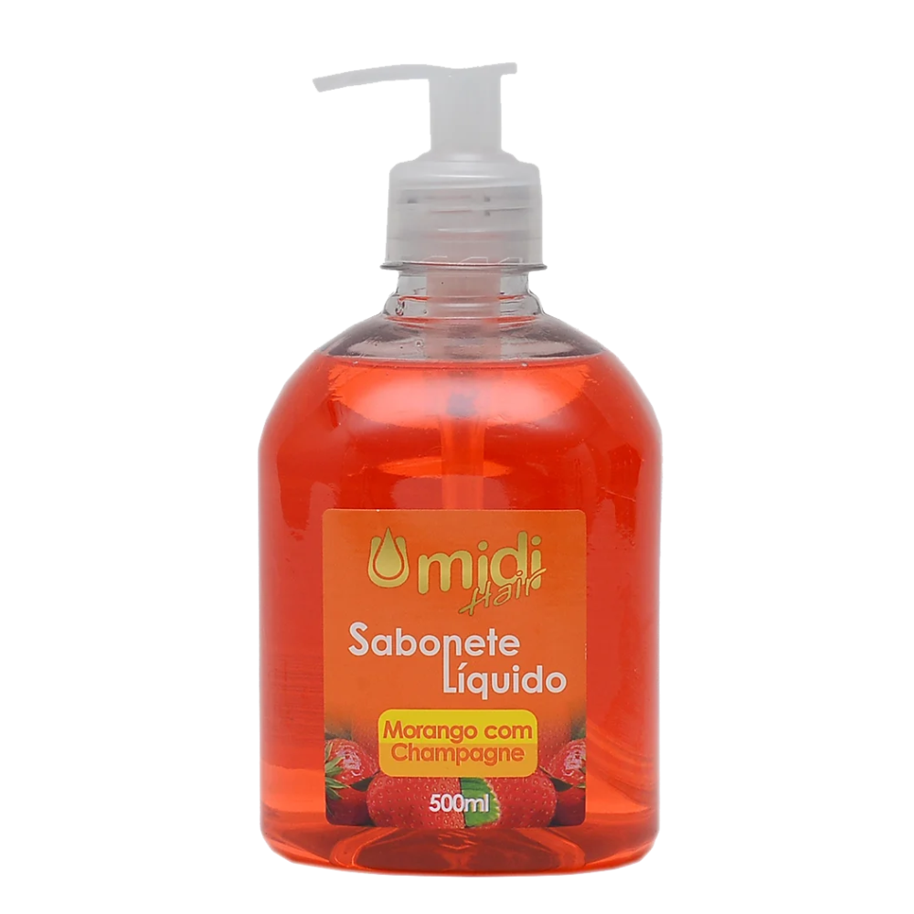 Sabonete Líquido Umidi Hair Morango Com Champagne 500ml