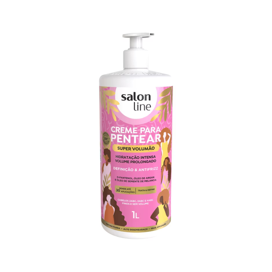 Creme Para Pentear Salon Line Super Volumão 1L