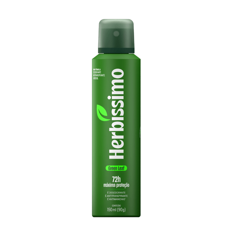 Desodorante Aerossol Herbíssimo Green Leaf 150ml