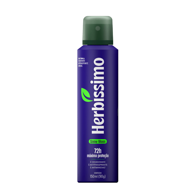 Desodorante Aerossol Herbíssimo Snow Moon 150ml