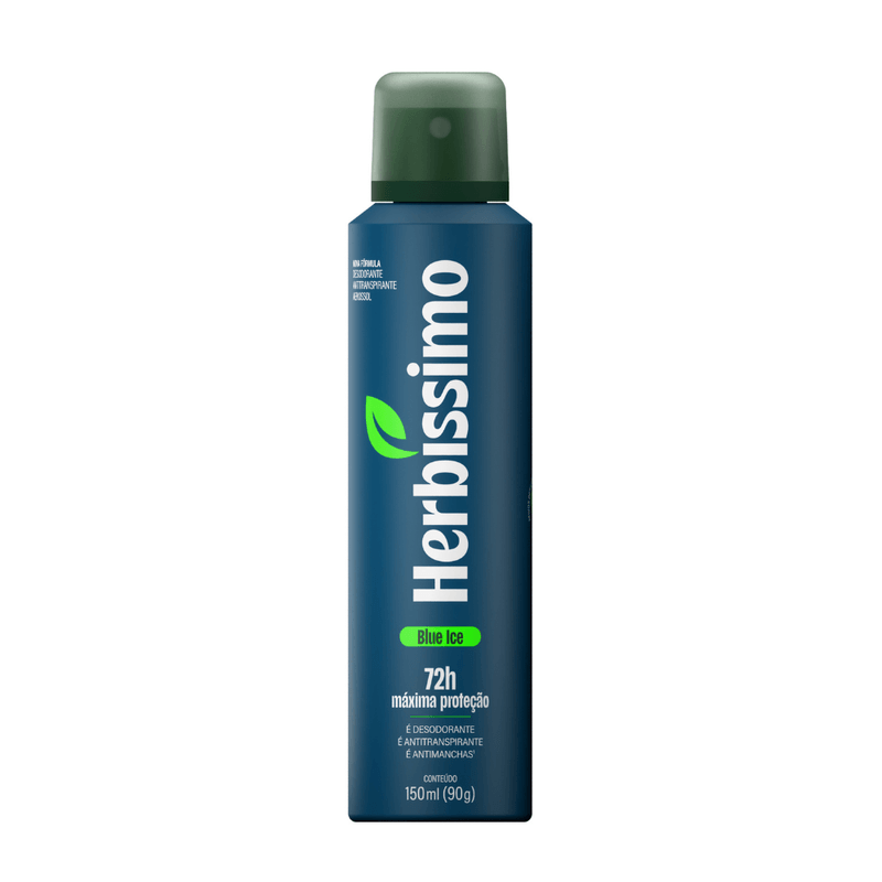 Desodorante Aerossol Herbíssimo Blue Ice 150ml
