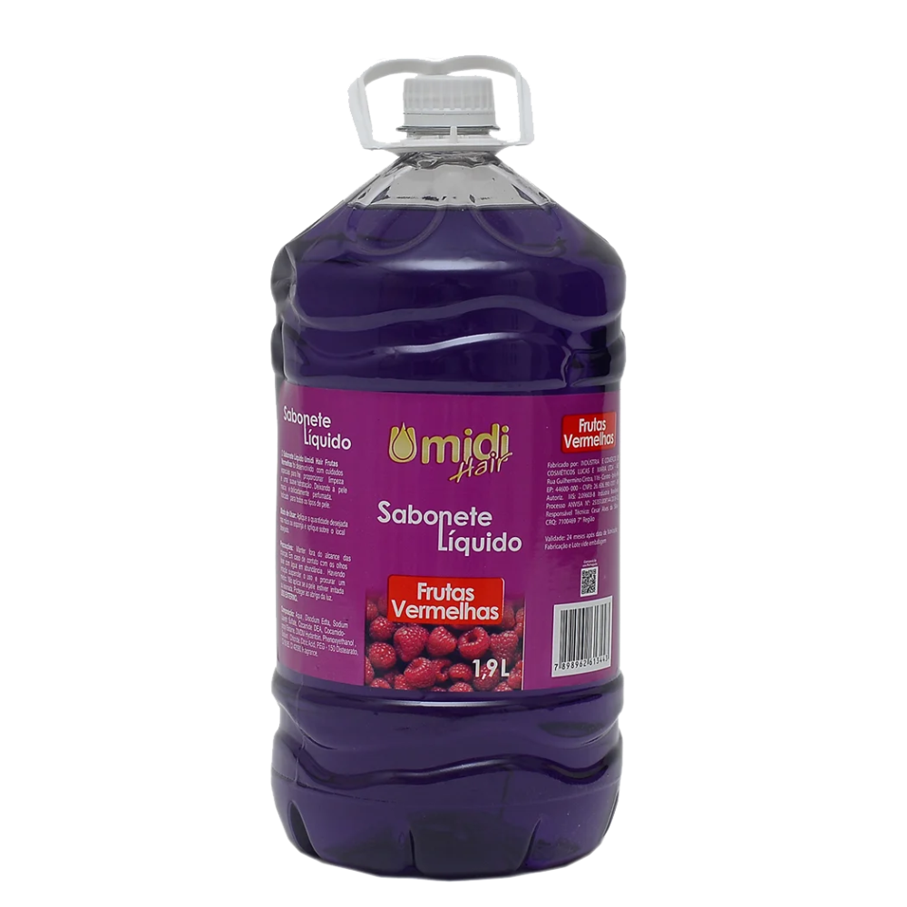 Sabonete Líquido Umidi Hair Frutas Vermelhas 1,9L