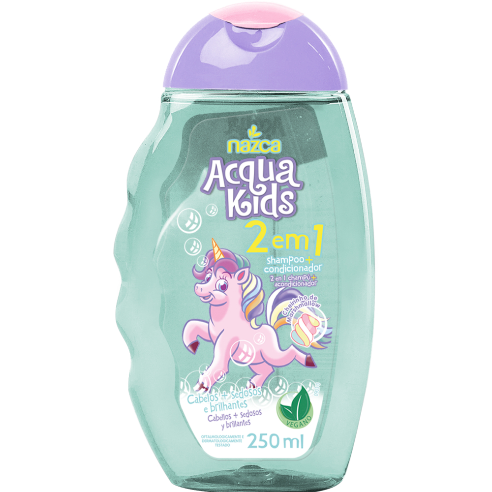 Shampoo Acqua Kids 2 Em 1 Marshmallow 250ml