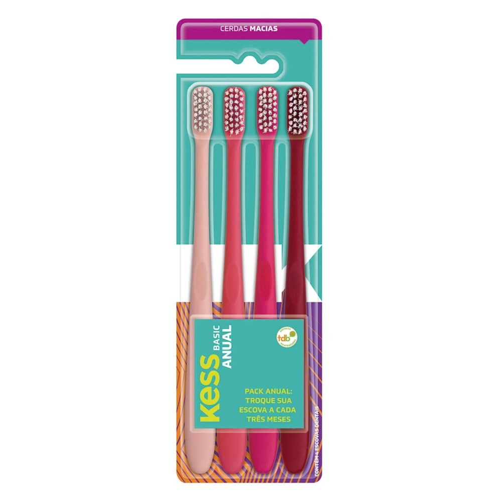 Escova Dental Kess Belliz Macia Anual Ref. 2102