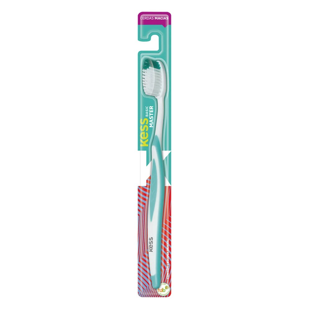 Escova Dental Kess Belliz Macia Com 3 Unidades Master Ref. 2574