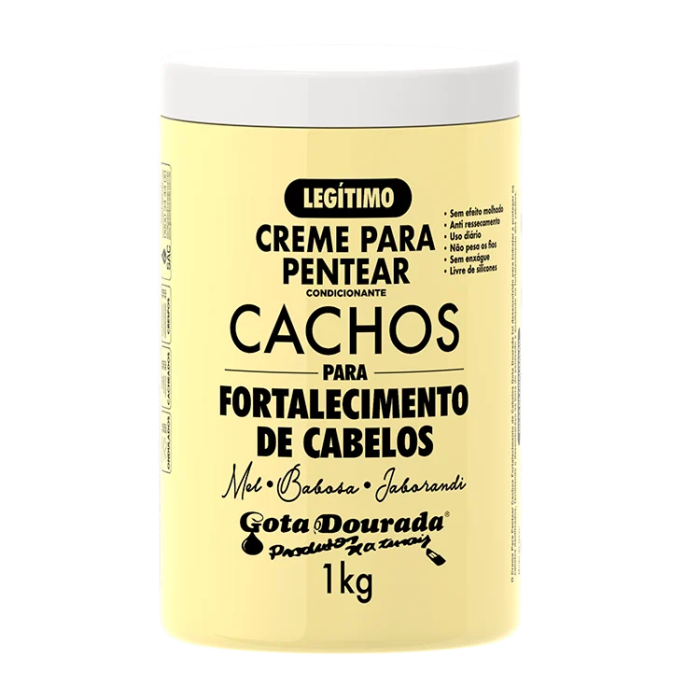 Creme Para Pentear Gota Dourada Fortalecimento 1Kg