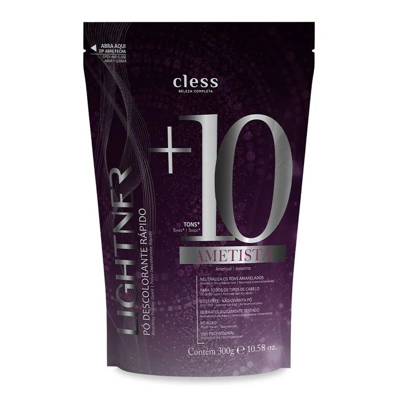 Pó Descolorante Cless Lightner Ametista 300g