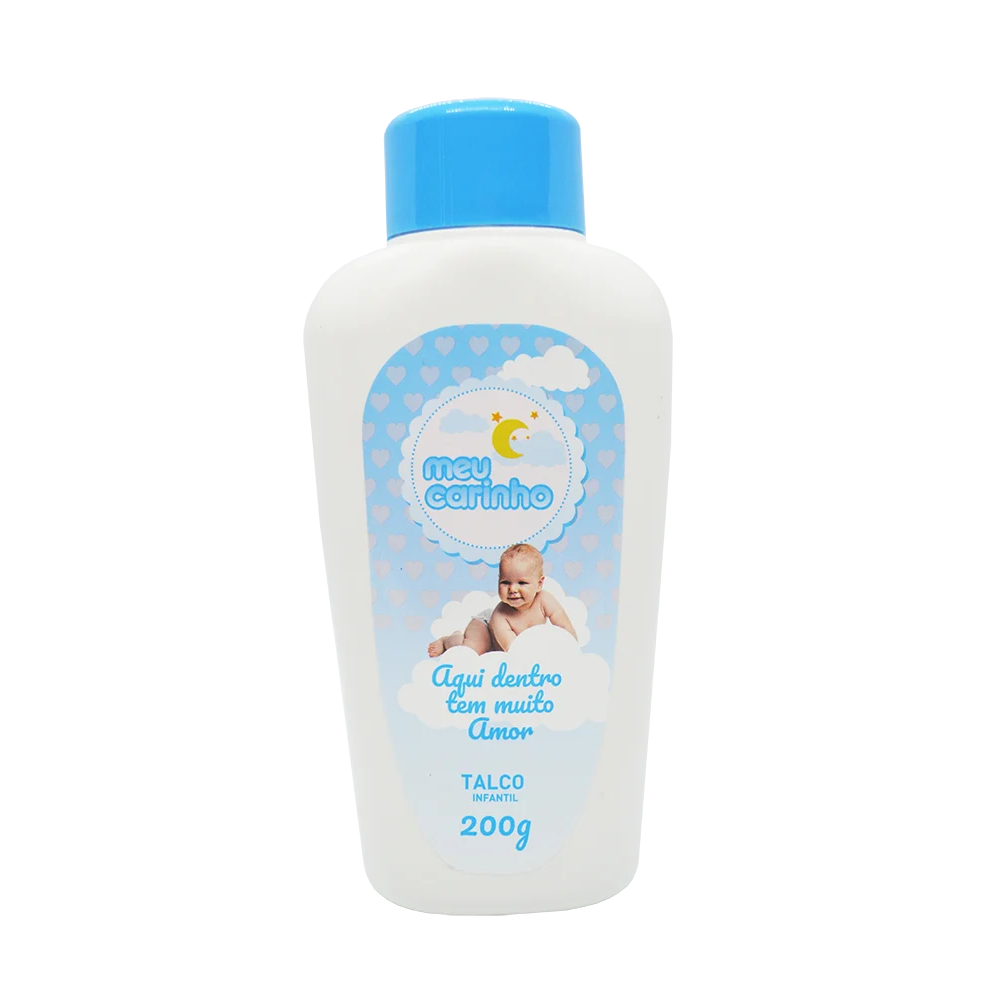 Talco Meu Carinho Azul 200g