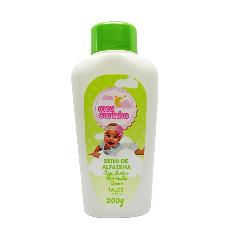 Talco Infantil Meu Carinho Verde Alfazema 200G