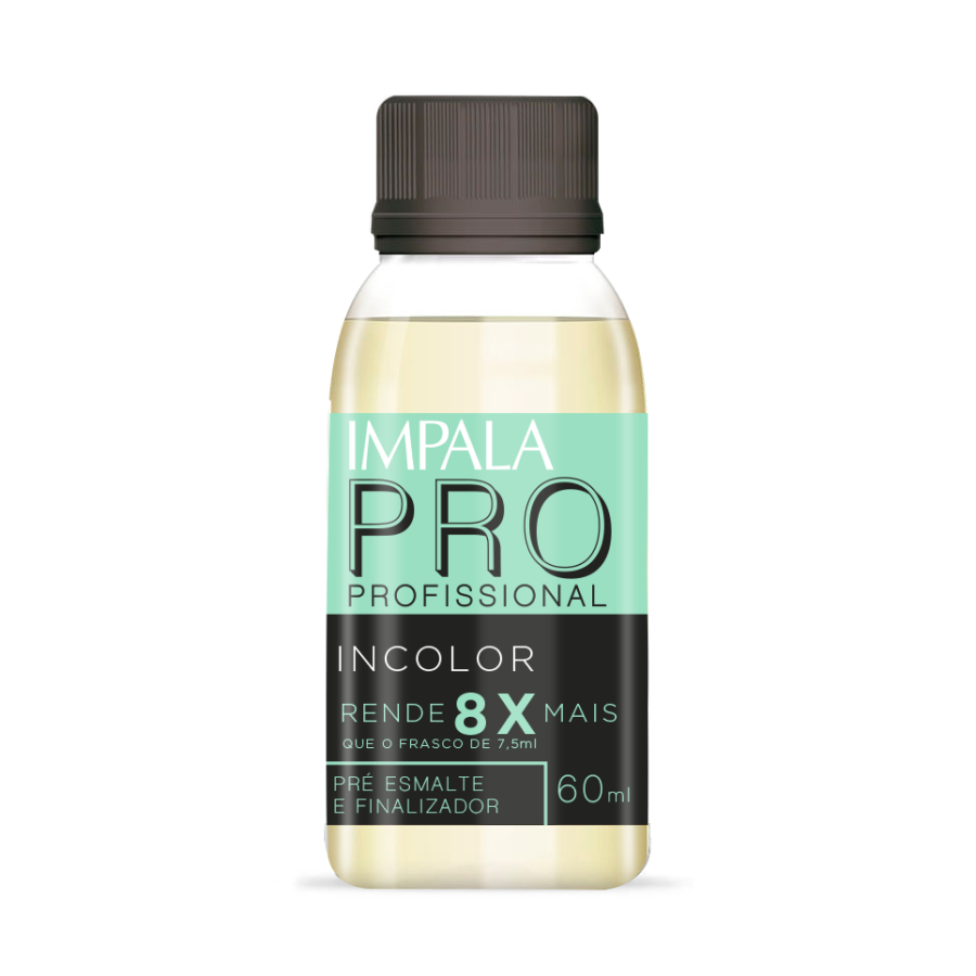Pré Esmalte e Finalizador Impala Profissional Incolor 60ml