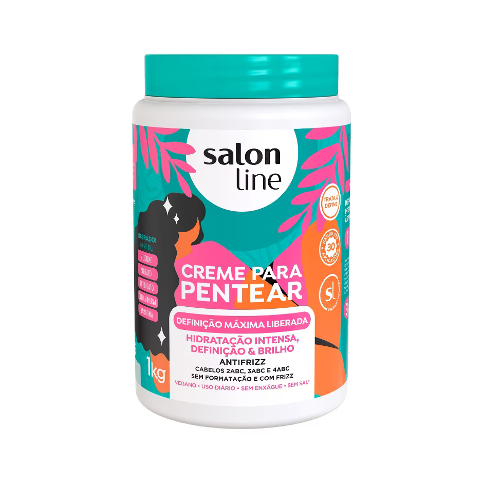 Creme Para Pentear Salon Line Definição Máxima 1Kg