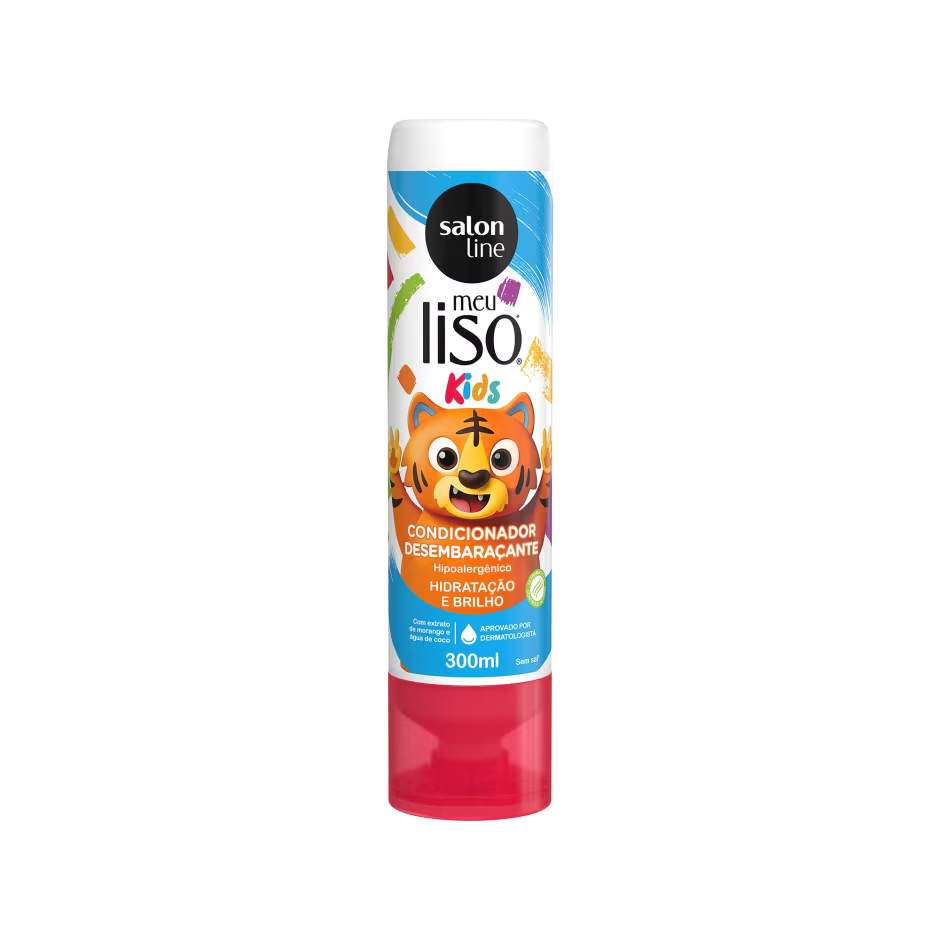 Condicionador Salon Line Meu Liso Kids Desembaraçante Hidratação E Brilho 300ml