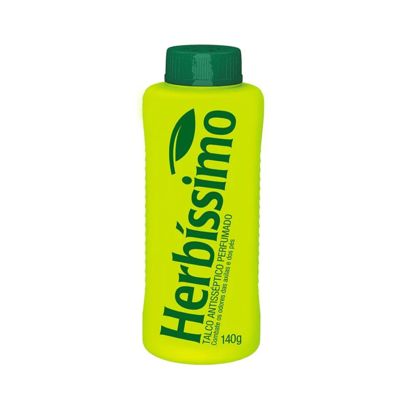 Talco Antisséptico Herbíssimo Perfumado 140G