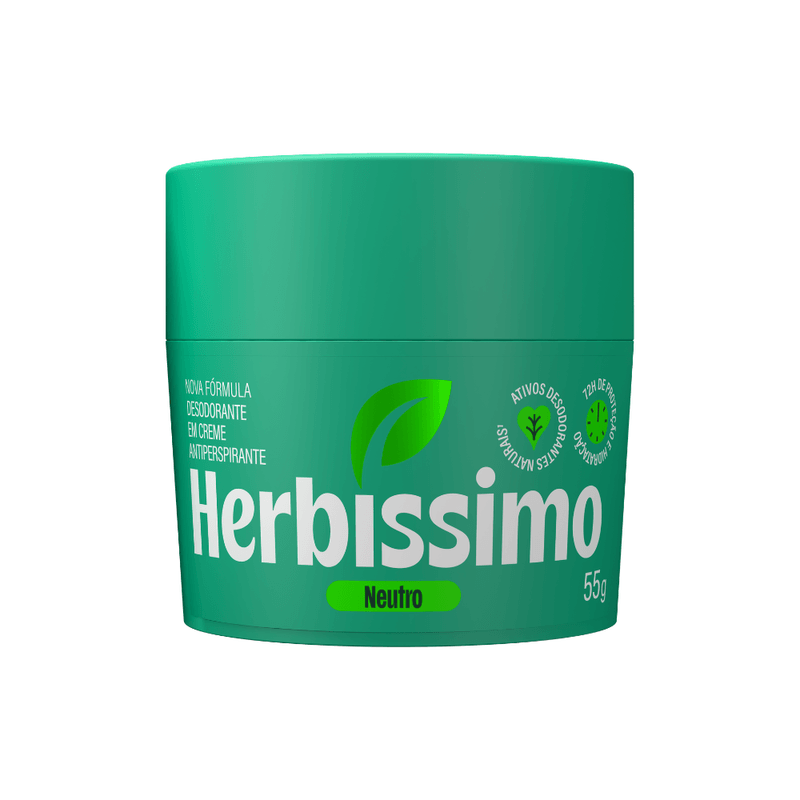 Desodorante Creme Herbíssimo Neutro 55G