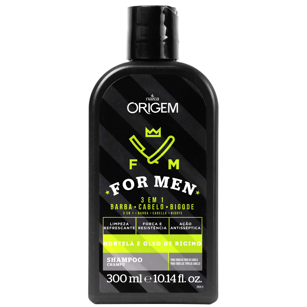 Shampoo Origem For Men 3 Em 1 300ml