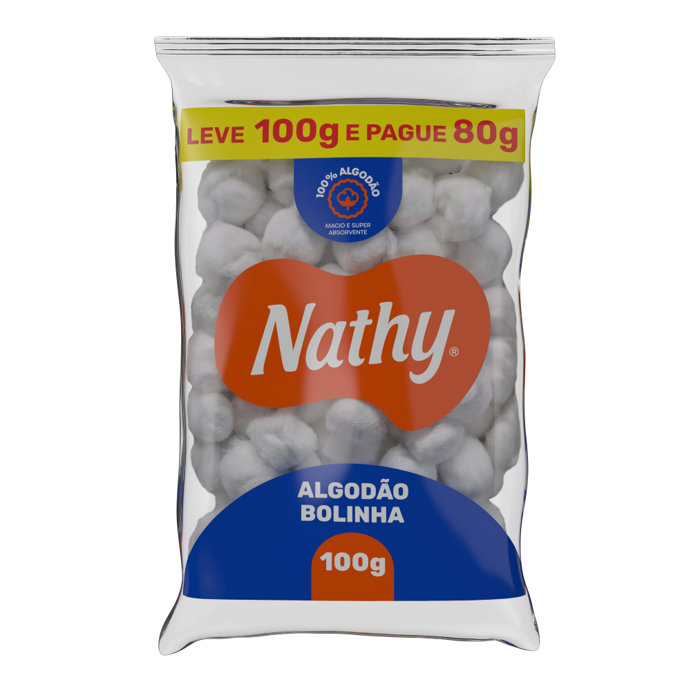 Algodão Nathy Hidrófilo 100g