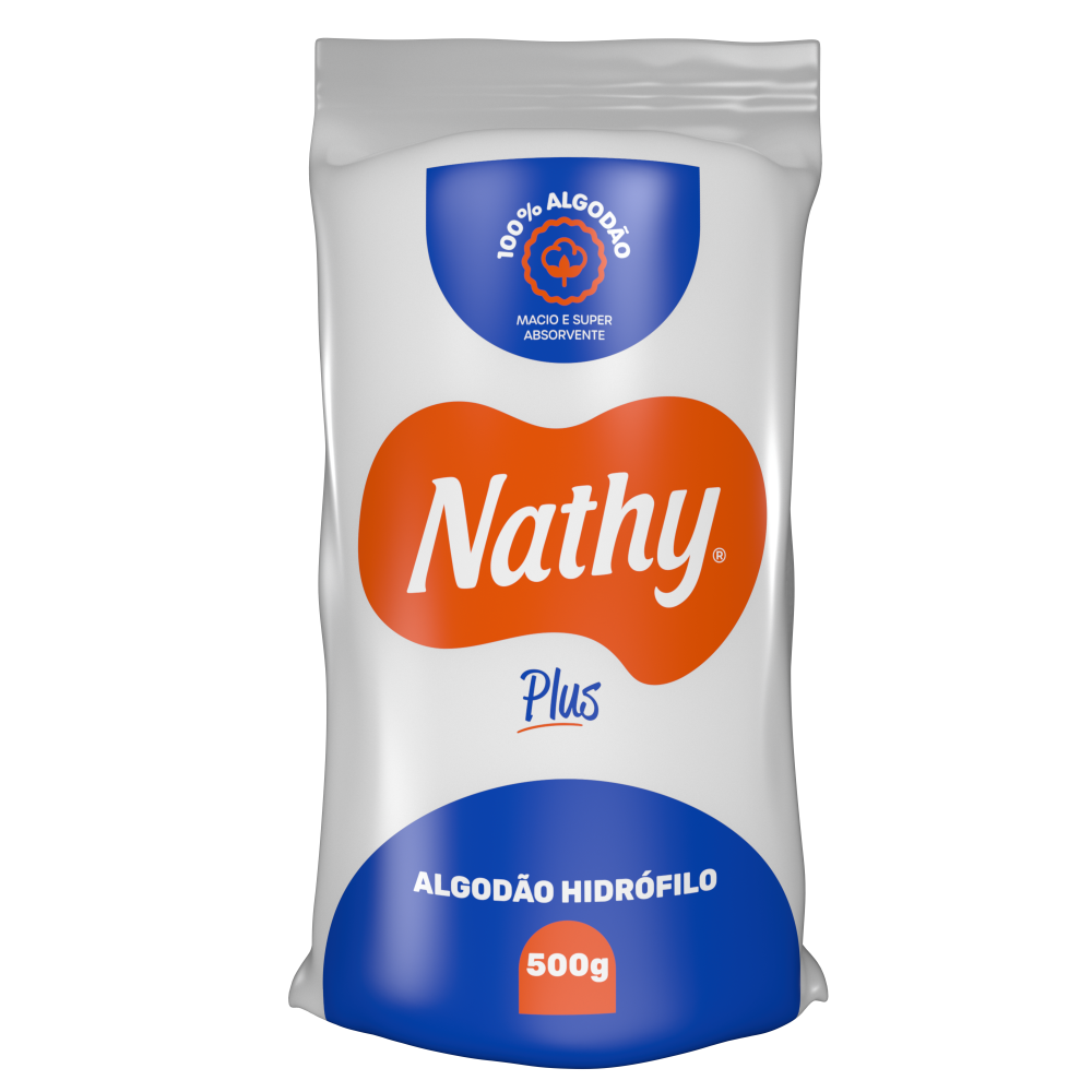 Algodão Nathy Hidrófilo 500g