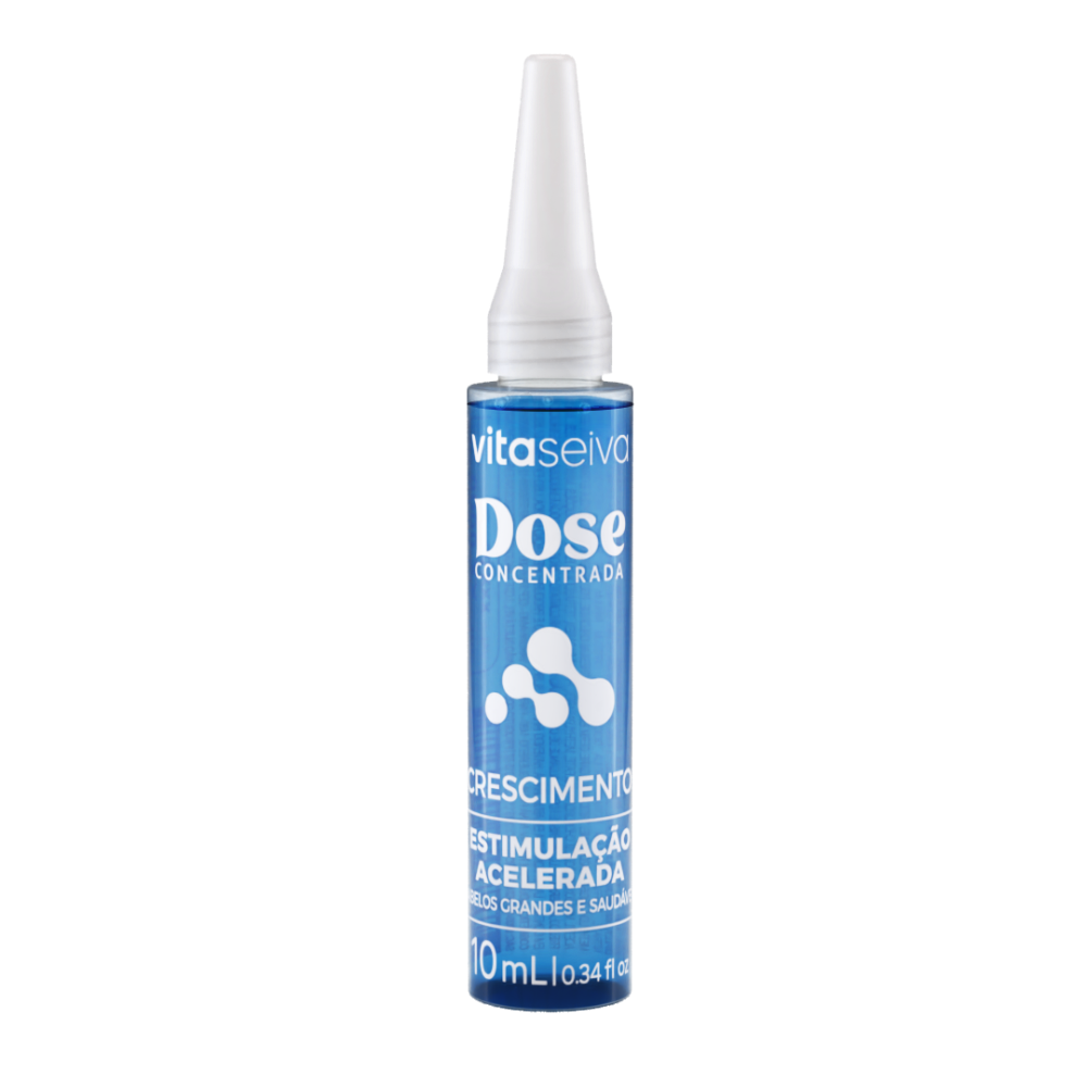 Vitamina Capilar Vita Seiva Crescimento Fortalecido Display Com 24 Unidades de 10ml