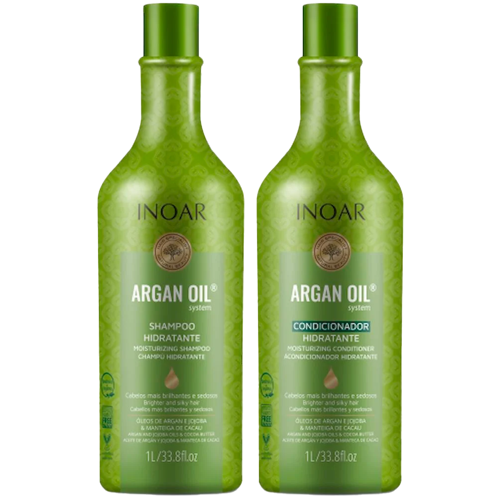 Kit Shampoo + Condicionador Inoar Argan 1L