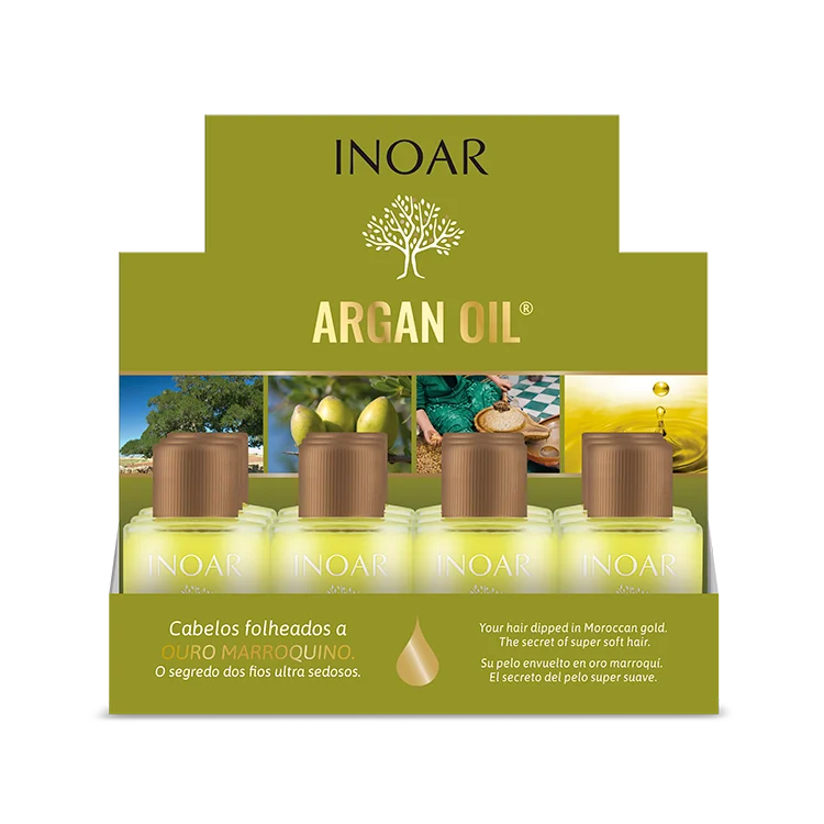 Óleo Capilar Inoar Argan 7ml Display (12 Unidades)