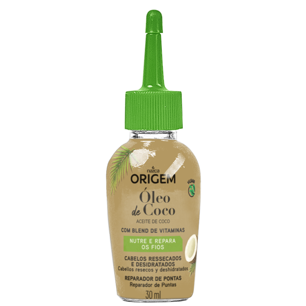 Reparador De Pontas Origem Óleo De Coco 30ml