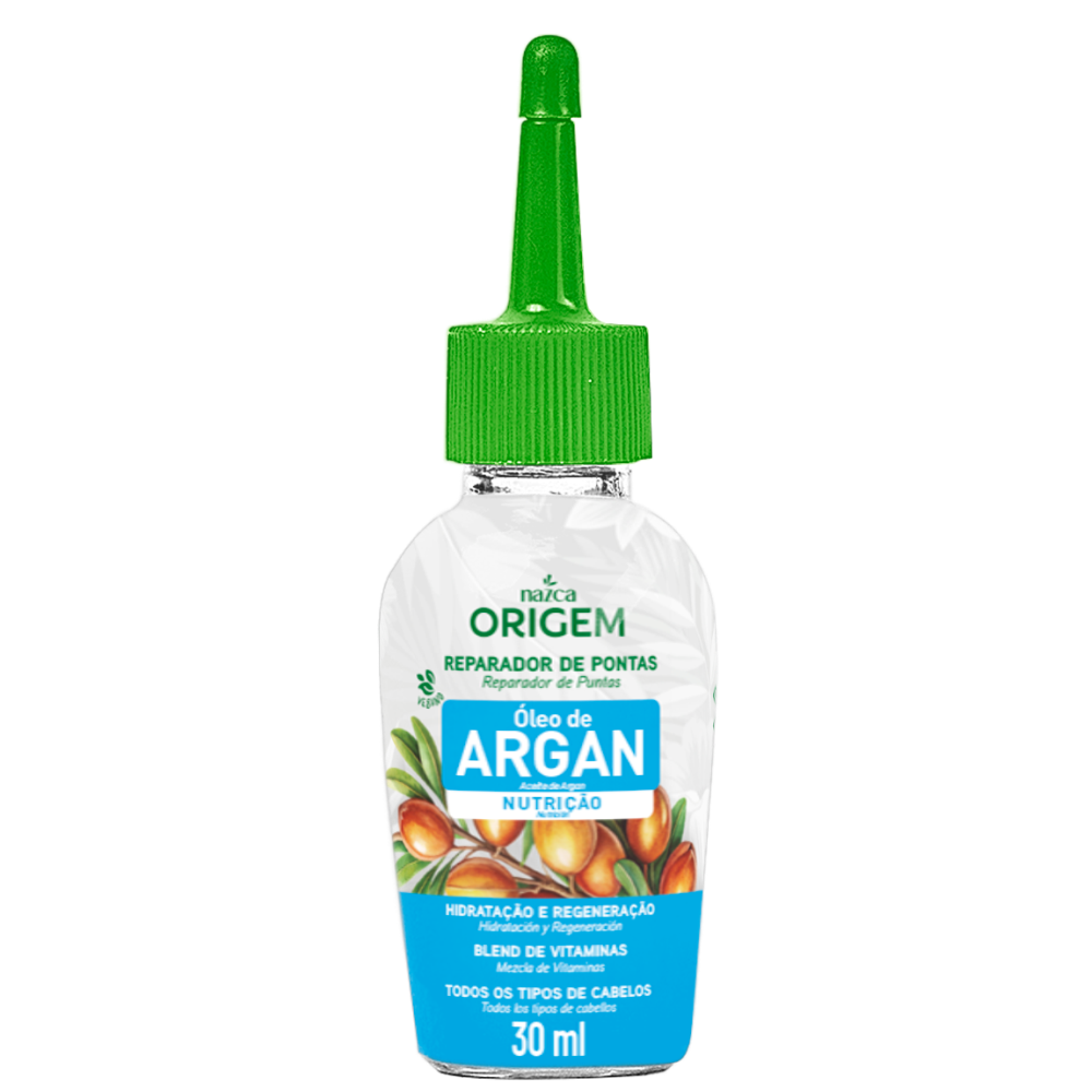 Reparador De Pontas Origem Óleo De Aragan 30ml