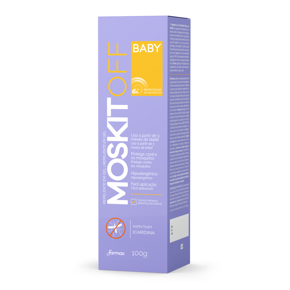 Loção Repelente Farmax Moskitoff Baby 100ml
