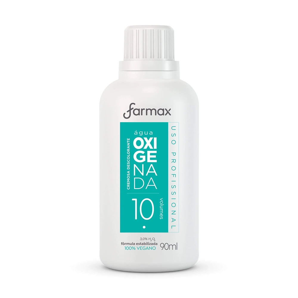 Água Oxigenada Cremosa Farmax 10 Volumes Descolorante 90ml