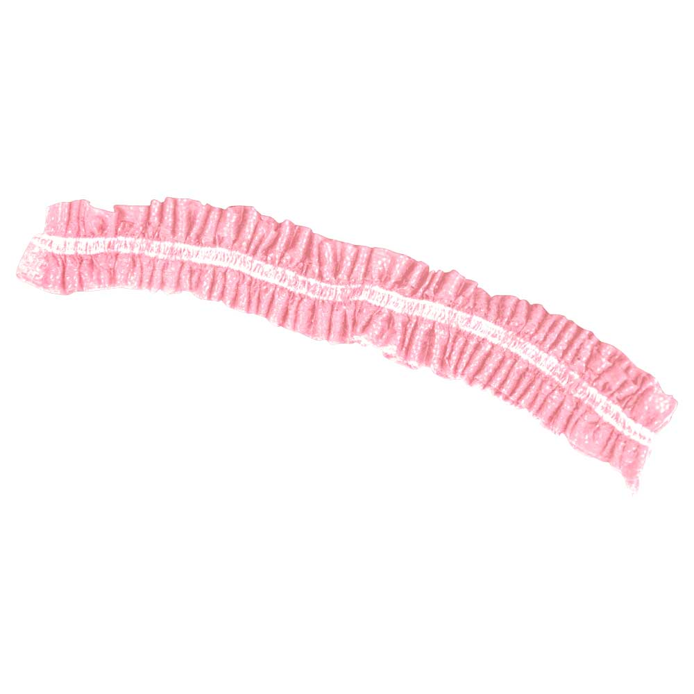 Touca Descartável Santa Clara Não Tecido Rosa 5 Unidades Ref. 5021