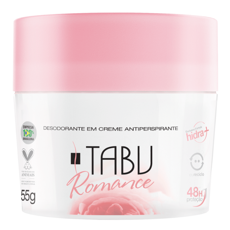 Desodorante Creme Tabu Romance 55G