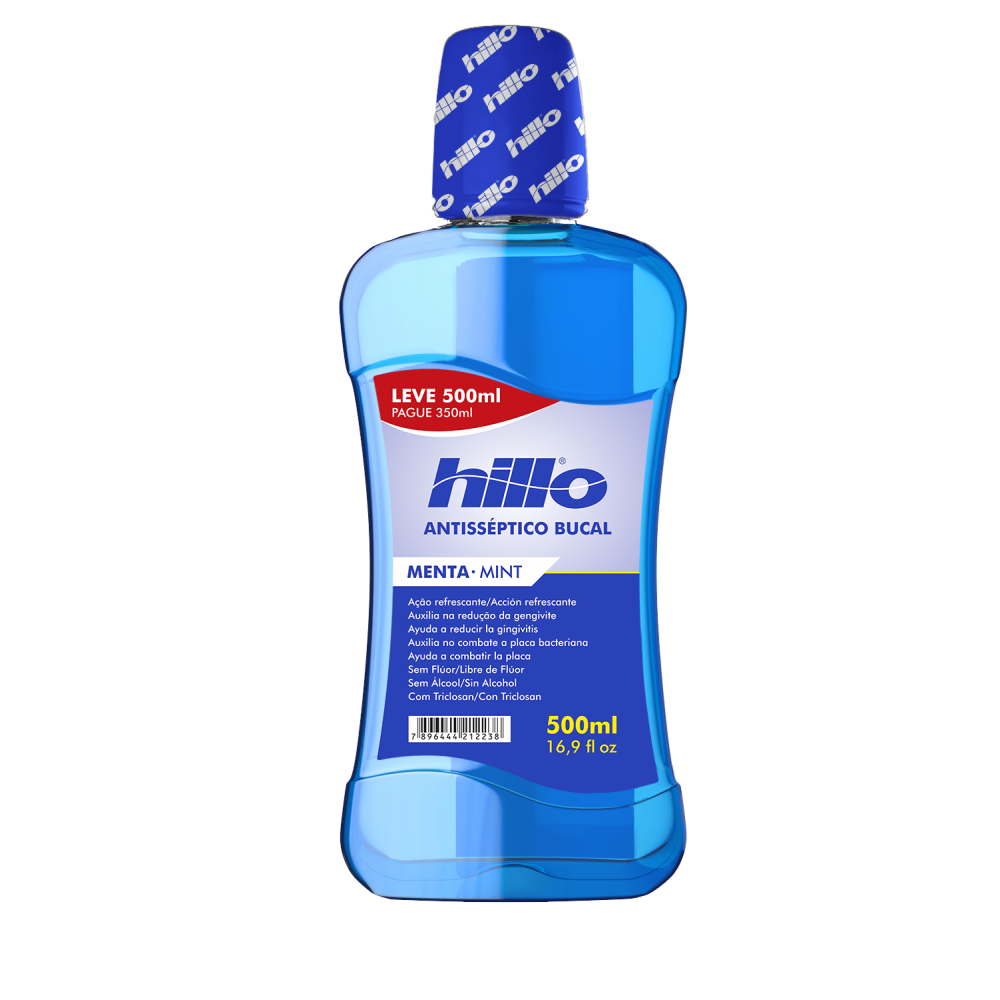 Antisséptico Bucal Hillo Menta 500ml