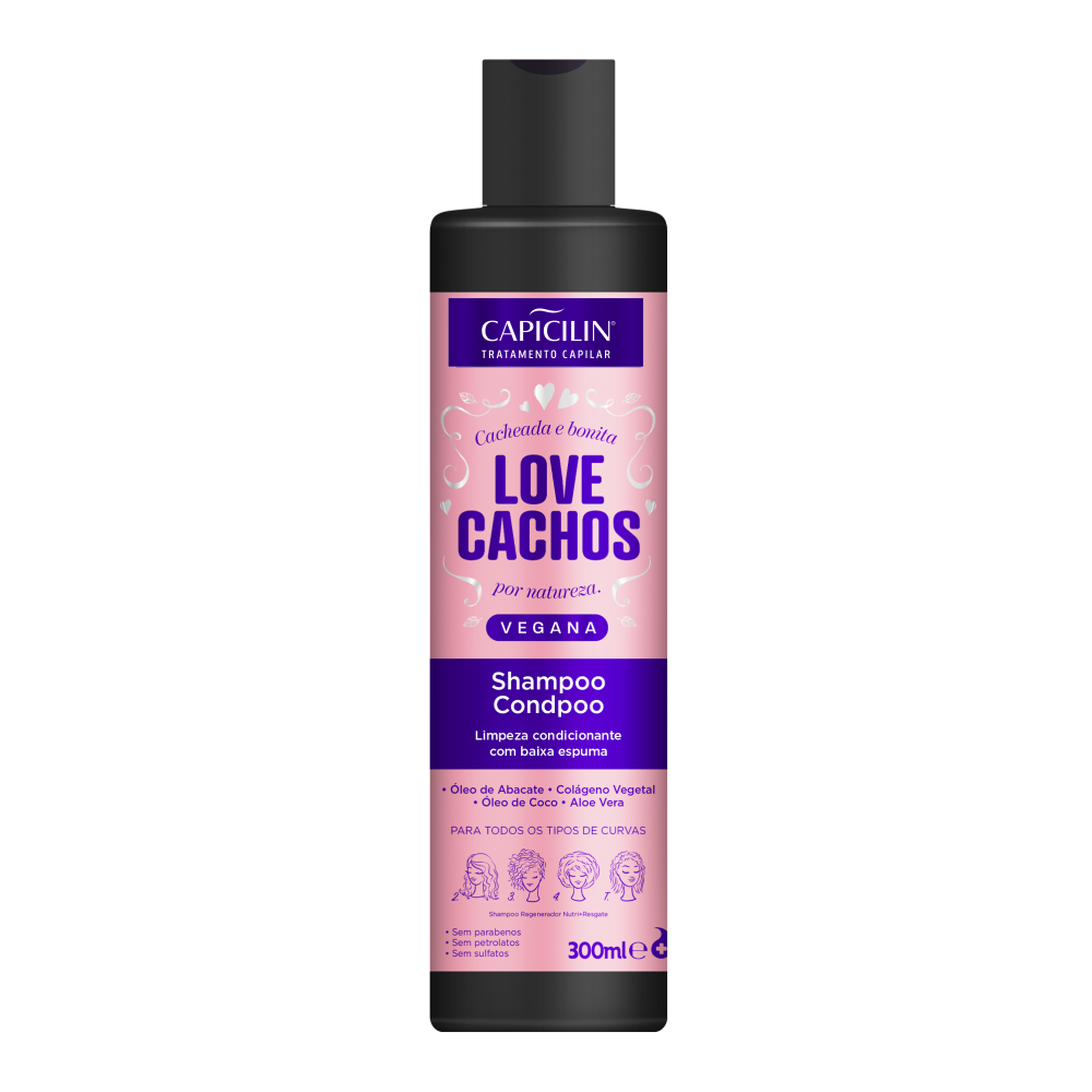 Shampoo Capicilin Love Cachos 300ml