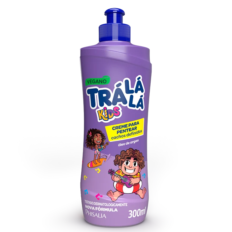 Creme de Pentear Kids Tra Lá Lá 300ml Cachos Definidos