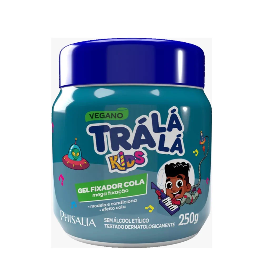 Gel Fixador Kids Tra Lá Lá 250g Nutrikids Mega Cola
