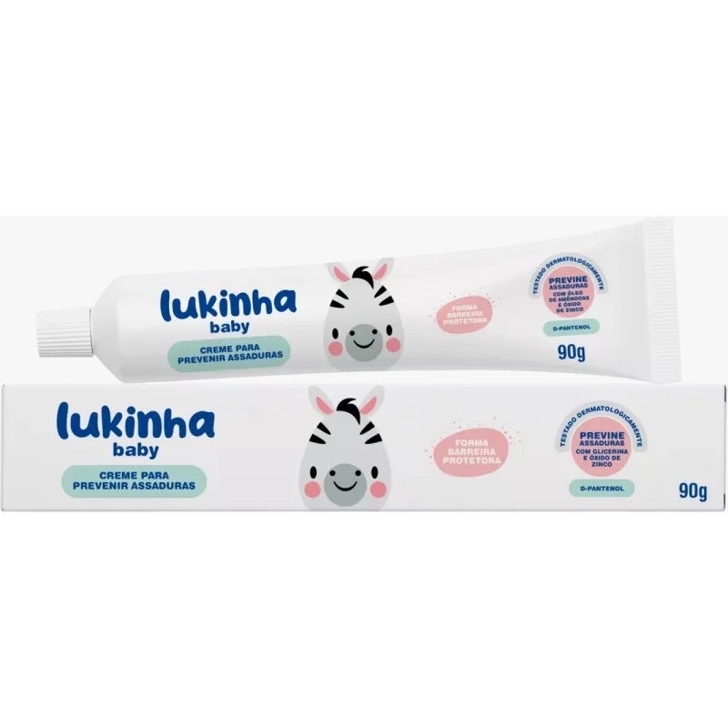 Creme de Prevenção de Assaduras Lukinha Tra Lá Lá 90g Mais Perfume