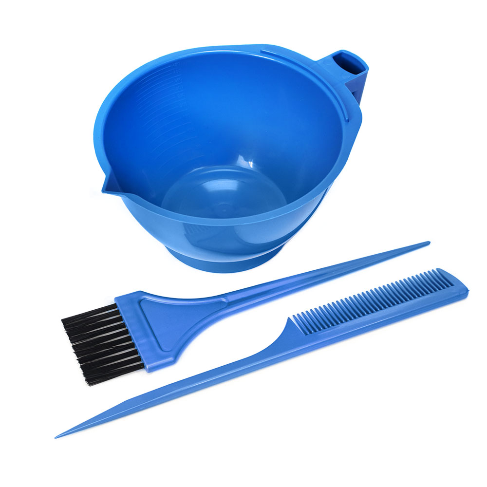 Kit Tintura Santa Clara Azul (Tigela + Pincel + Pente Cp) Ref. 3686