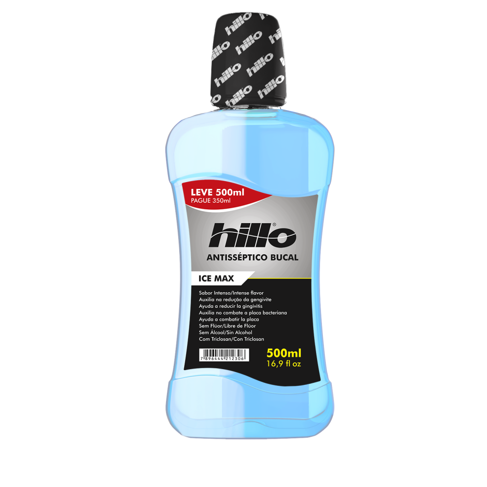 Antisseptico Bucal Hillo Ice Max 500ml