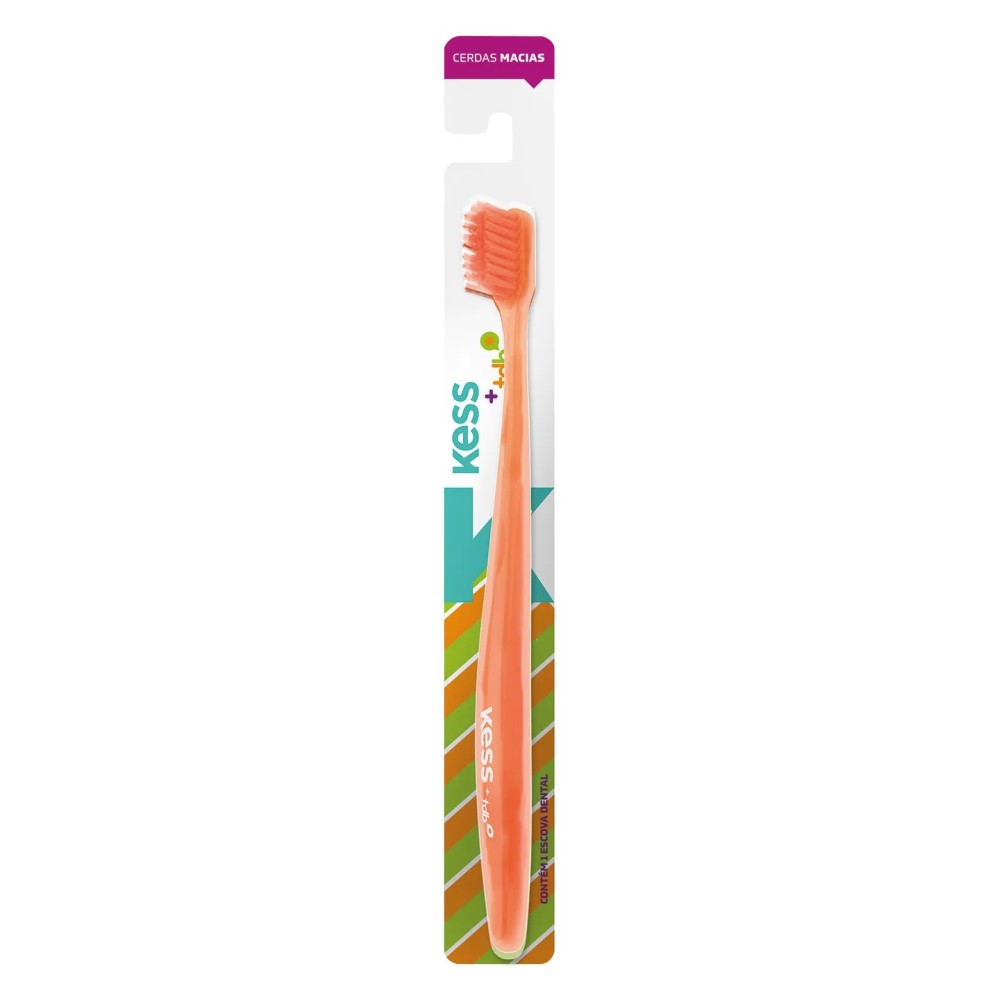 Escova Dental Kess Belliz Macia Basic Turma do Bem Ref. 2508