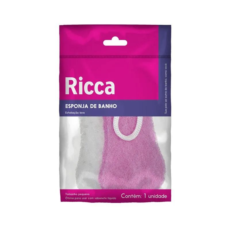 Esponja de Banho Ricca Belliz Suavita Ref. 308